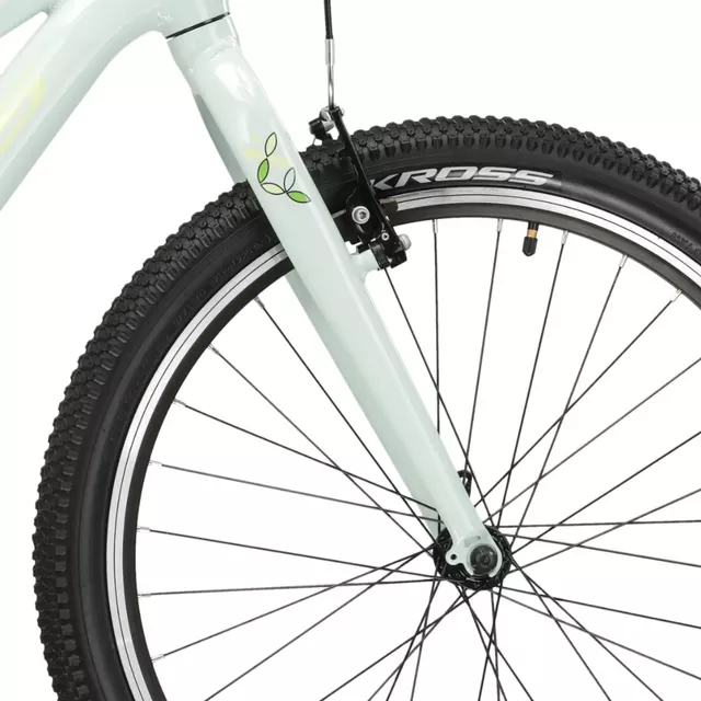 Odlehčené juniorské dívčí kolo Kross LEA JR 1.0 24" Gen 006 • 130-150 cm • 12 kg