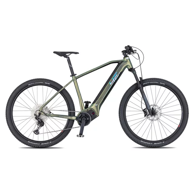 Horské elektrokolo 4EVER Exstream PRO 820Wh 29" 10.0 - snake green/hologram