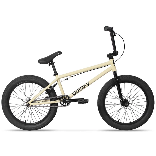 BMX kolo Galaxy Spot 20" 8.0 • 11,4 kg - černá - krémová