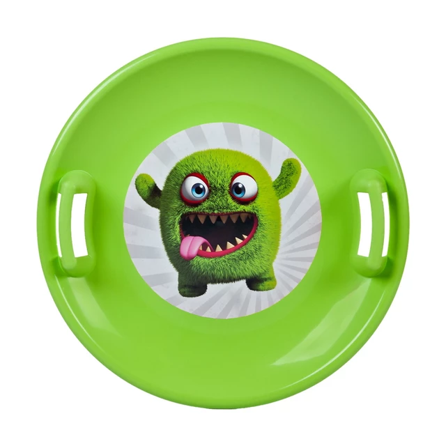 Talíř na sníh STT - modrá pirate - zelená monster