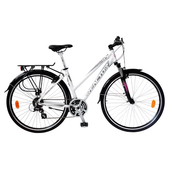 Dámské trekingové kolo Reactor Rambler 28" - bílá - bílá