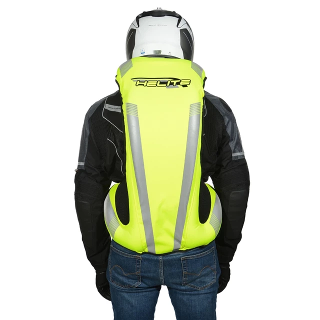 Airbagová vesta Helite Turtle 2 HiVis, mechanická s trhačkou - žlutá