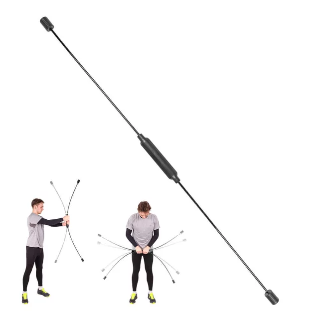 Kmitací tyč inSPORTline Flexi Bar Easy - černá