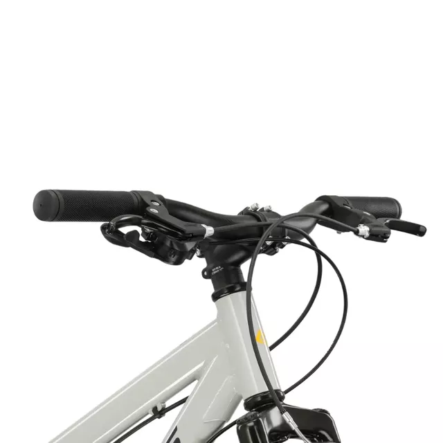 Odlehčené juniorské kolo Kross Dust JR 1.0 24" Gen 006 • 130-150 cm • 12,7 kg - šedá/černá/lesk