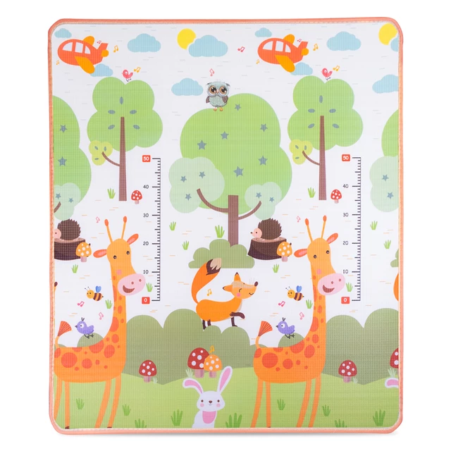 Rolovatelná dětská podložka inSPORTline Lhotino 150x180x1,5 cm - Puzzle/Moře