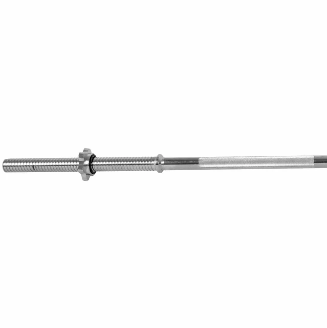 Vzpěračská tyč inSPORTline RB-86T 220cm/30mm • rovná • se závitem a objímkami