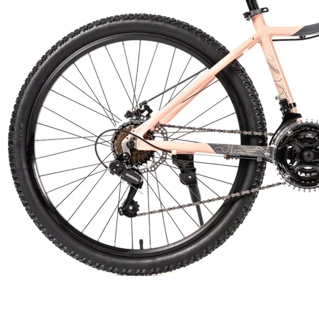 Juniorské horské kolo Olpran Strix 26" • 125-145 cm - šedá/růžová 