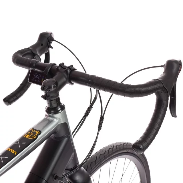 Gravel elektrokolo Olpran e-Gravel 28" 360Wh - model 2026 • dojezd až 90 km - modro-tyrkysová