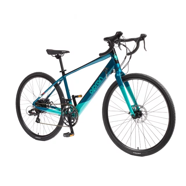Gravel elektrokolo Olpran e-Gravel 28" 360Wh - model 2026 • dojezd až 90 km - modro-tyrkysová