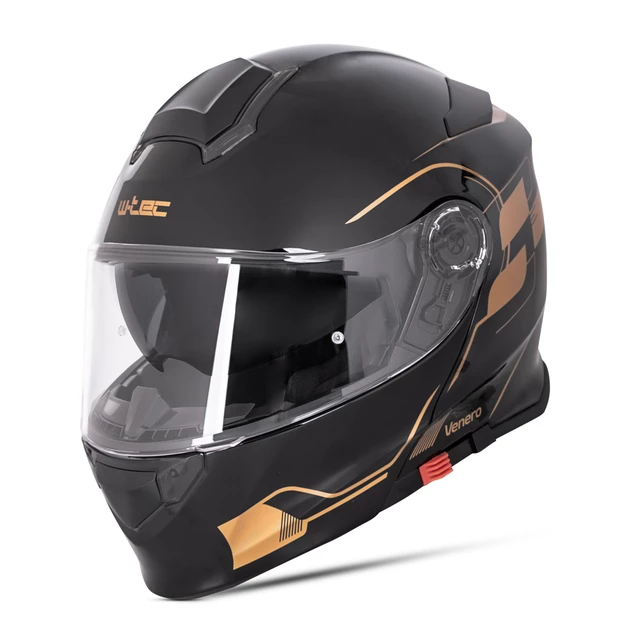 Výklopná přilba W-TEC Venero - Magic Matt Black