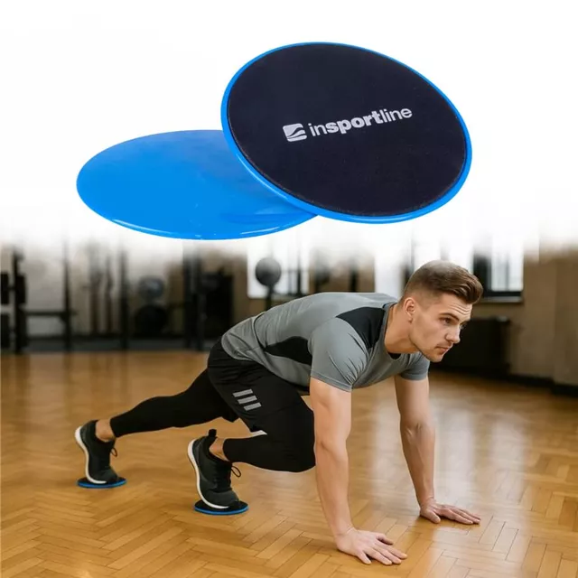 Klouzavý disk inSPORTline Flux Dot - modrá