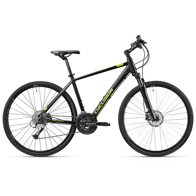 Pánské crossové kolo Cyclision Zodin 3 MK-II 28" - Azure Steel - Midnight Lime
