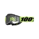 Dětské motokrosové brýle 100% Accuri 2 Junior - černá, čiré plexi - fluo zelená, čiré plexi