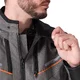 Touringová moto bunda W-TEC Smackton - černo-šedo-oranžová