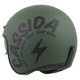 Moto přilba Cassida Oxygen Gear 2.0 zelená matná/černá