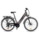 Městské elektrokolo inSPORTline ISL Eclion 648 Wh 28" - model 2026 • dojezd až 150 km - Titanium Grey - Deep Coffee