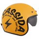 Moto přilba Cassida Oxygen Gear 2.0 žlutá/černá