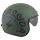 Moto přilba Cassida Oxygen Gear 2.0 zelená matná/černá