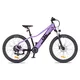 Dámské elektrokolo inSPORTline ISL Atezion 374 Wh 26" - model 2026 • dojezd až 70 km • 142-165 cm - Peach Beige - Majestic Purple