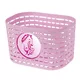 Dětský plastový přední košík M-Wave P Children's Basket - růžová - růžová