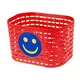 Dětský plastový přední košík M-Wave P Children's Basket - růžová - červená