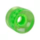 Průhledné kolečko na penny board 60*45 mm - černá - zelená