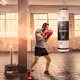 Boxovací pytel inSPORTline Robkin 35x120cm / 33kg - černo-bílá