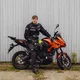 Pánské moto kalhoty W-TEC Kaluzza - černá