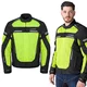 Pánská letní moto bunda W-TEC Saigair - Fluo Yellow-Black