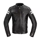 Pánská kožená moto bunda W-TEC Stripe - 2.jakost - černá s béžovými pruhy - černá s béžovými pruhy