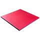 Puzzle tatami podložka inSPORTline Malmeida 100x100x4 cm - mocha mousse-černá, vzor 5 proužků