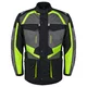Pánská moto bunda W-TEC Burdys Evo - černo-šedo-zelená