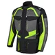 Pánská moto bunda W-TEC Burdys Evo - černo-šedo-zelená