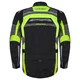 Pánská moto bunda W-TEC Burdys Evo - černo-šedo-zelená
