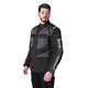Pánská moto bunda W-TEC Burdys Evo - černo-šedo-zelená