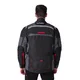 Pánská moto bunda W-TEC Burdys Evo - černo-šedo-zelená