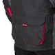 Pánská moto bunda W-TEC Burdys Evo - černo-šedo-zelená