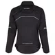 Dámská moto bunda W-TEC Progair Lady - černá-fluo