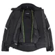 Dámská moto bunda W-TEC Progair Lady - černá-fluo