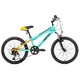 Odlehčené dětské kolo Olpran Agilis 20" - model 2026 • 125-145 cm • 12,4 kg - tmavě zelená/oranžová - světle zelená/oranžová/černá
