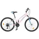 Odlehčené juniorské kolo Olpran Formica 24" - model 2026 • 135-155 cm • 13,9 kg - růžová/šedá   - růžová/šedá  