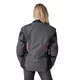 Dámská moto bunda W-TEC Barbata - černo-šedo-růžová