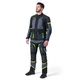 Moto bunda W-TEC Modock - černo-modro-fluo žlutá
