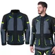 Moto bunda W-TEC Modock - černo-modro-fluo žlutá - černo-modro-fluo žlutá