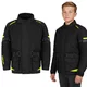 Dětská rostoucí moto bunda W-TEC Pinapoco - černá-fluo - černá-fluo