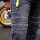 Pánské moto jeansy W-TEC Biterillo Evo - černá