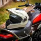 Výklopná enduro přilba W-TEC Biscaia P/J - béžová matná