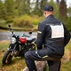 Moto bunda W-TEC Warao - černá-fluo