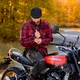 Moto košile BOS Lumberjack - Impact Red