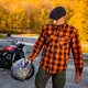 Moto košile BOS Lumberjack - Dark Camo